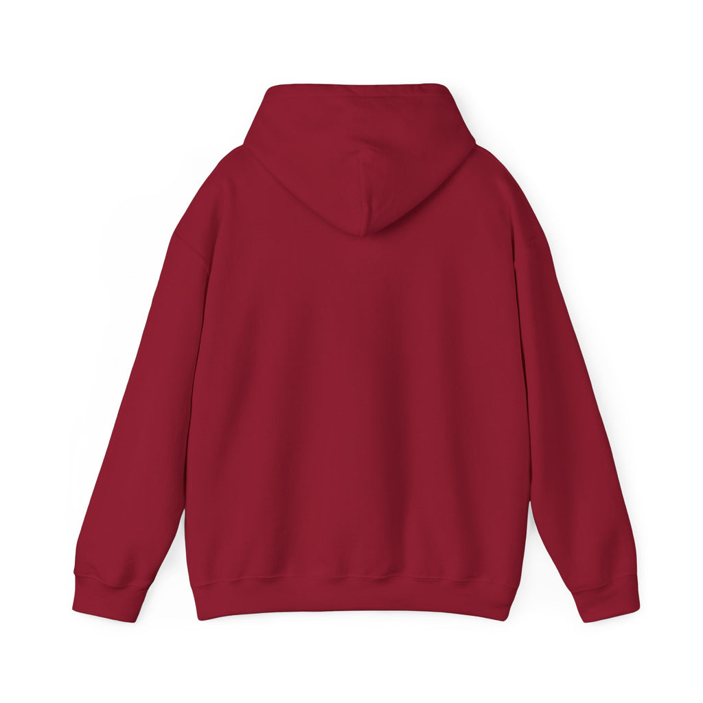 Harmony Script Hoodie — Minimalist White Pullover with Green 'Harmony' Script