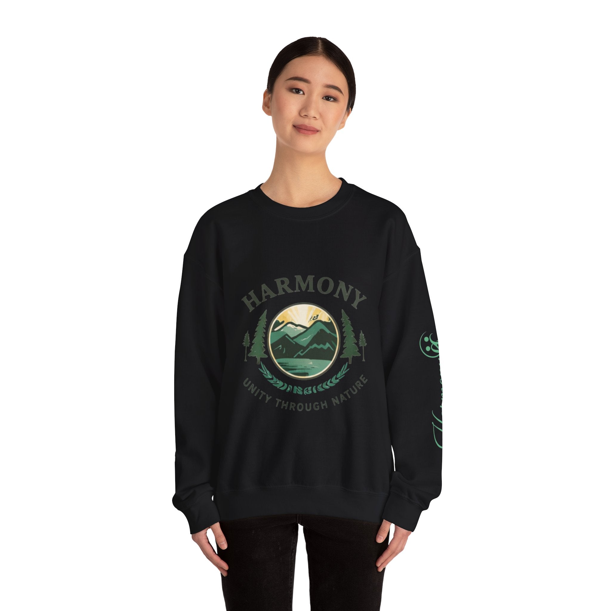 Harmony Script with Floral Doodle Sweatshirt