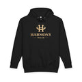 Harmony Pullover Hoodie — "Harmony: Stronger Together" Script Graphic