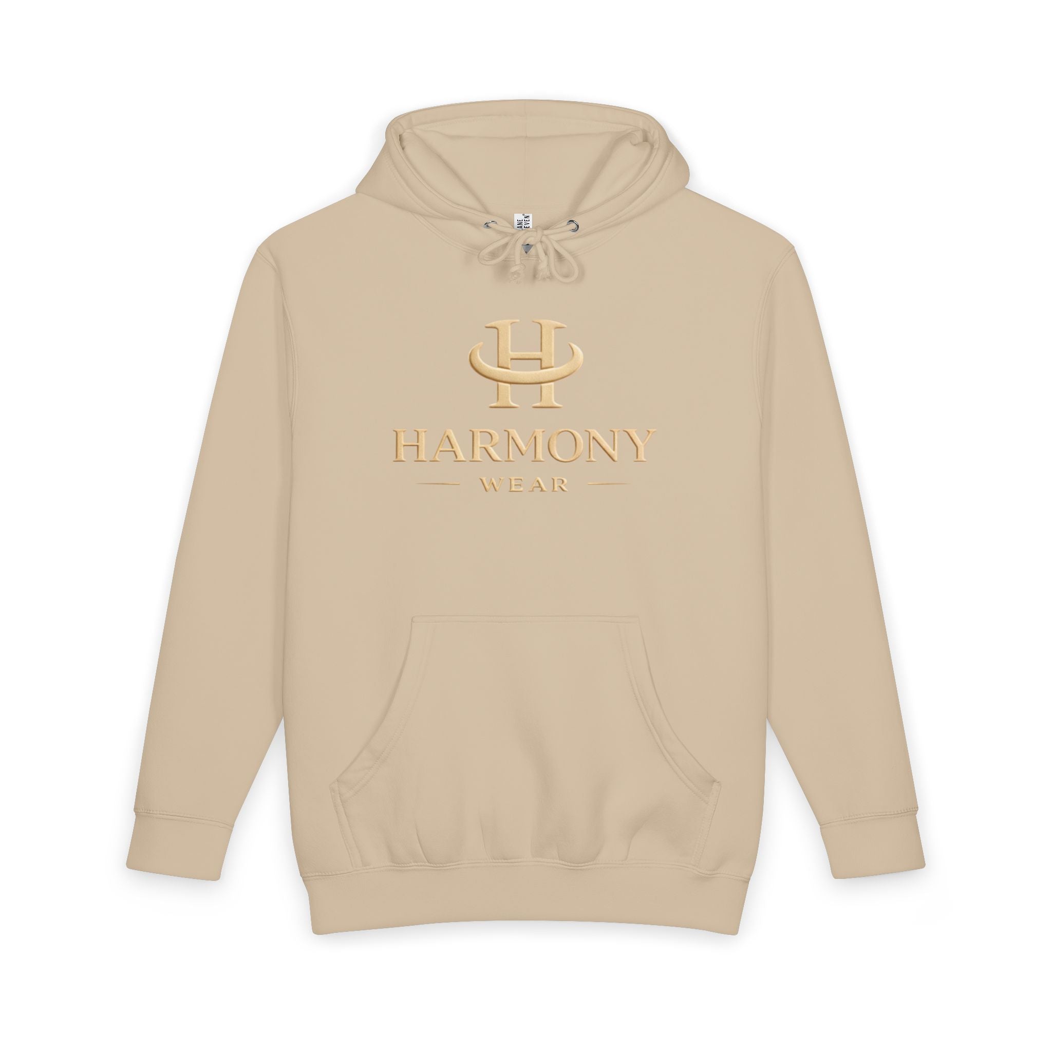 Harmony Pullover Hoodie — "Harmony: Stronger Together" Script Graphic