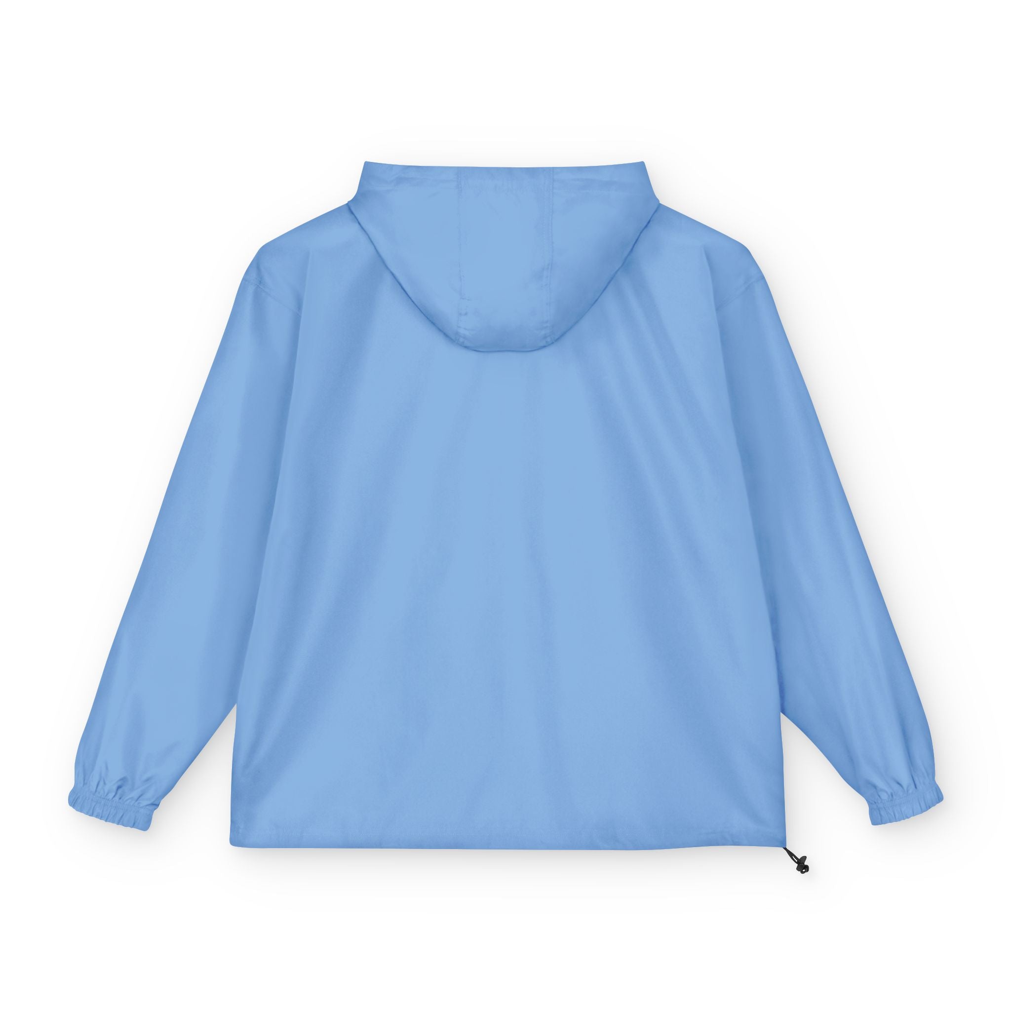 Copy of Packable Anorak Jacket — Black Windbreaker with Green Floral "Aqua" Logo