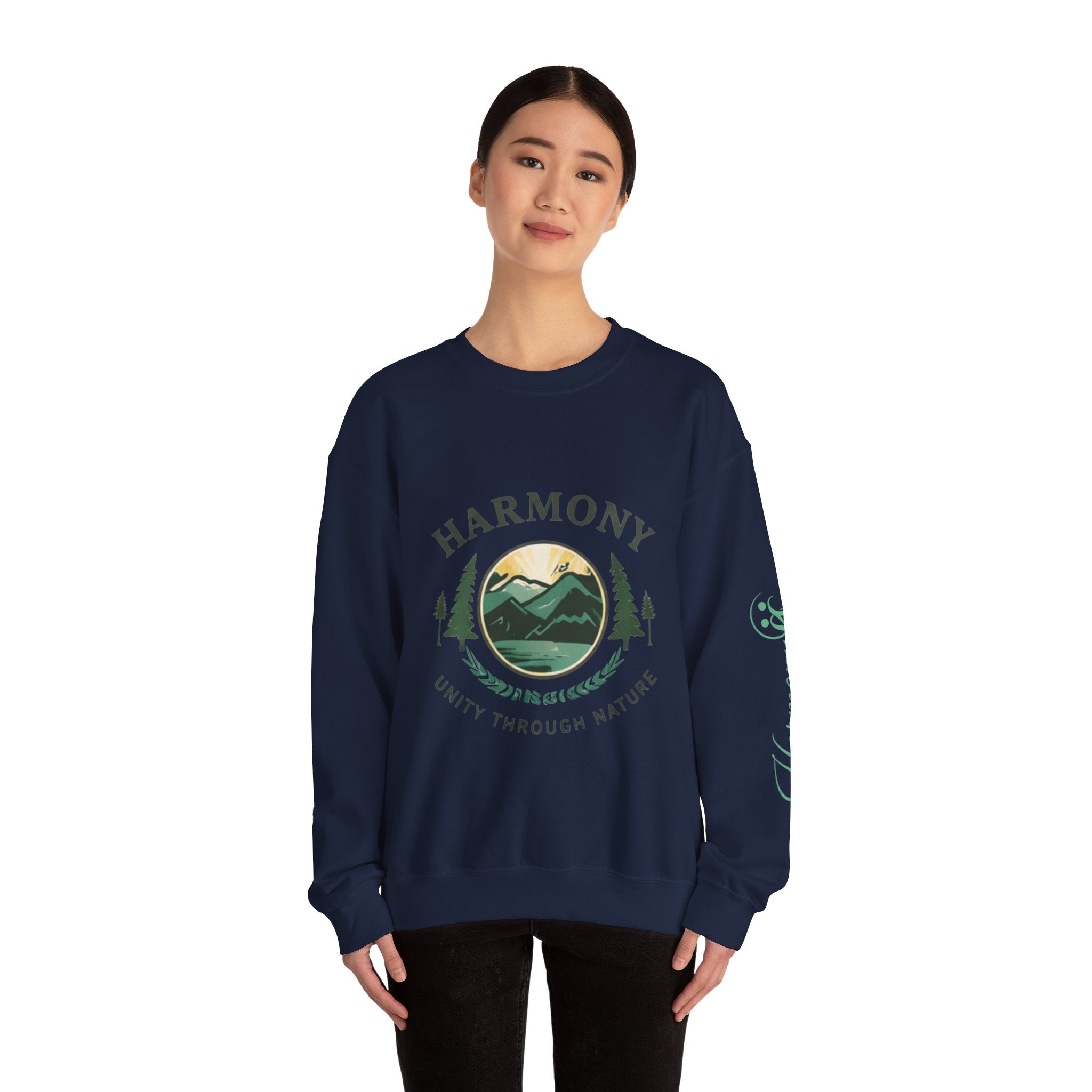 Harmony Script with Floral Doodle Sweatshirt