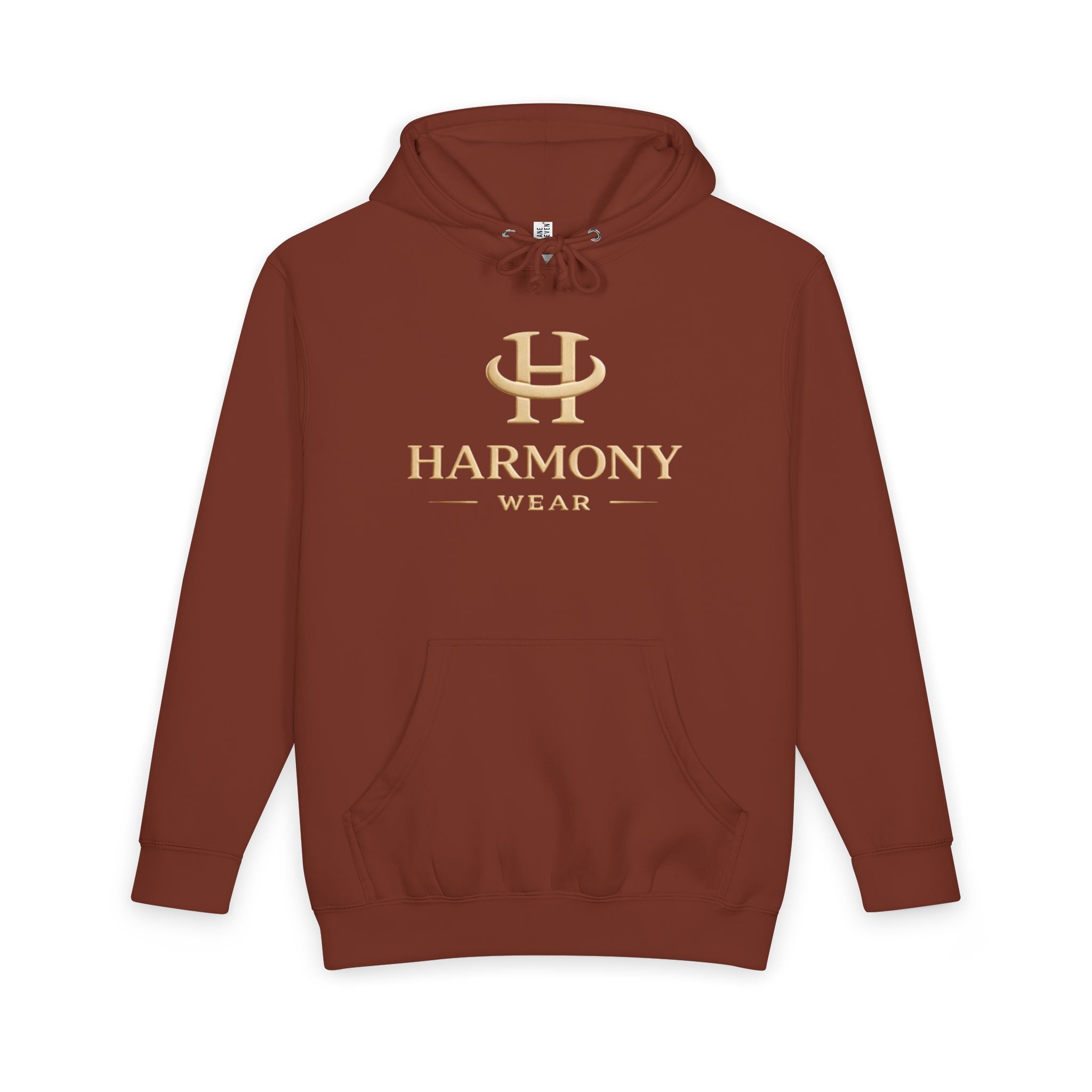 Harmony Pullover Hoodie — "Harmony: Stronger Together" Script Graphic