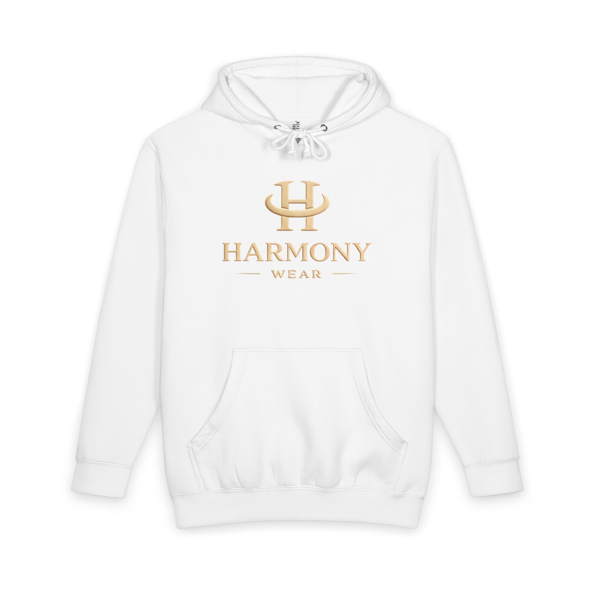 Harmony Pullover Hoodie — "Harmony: Stronger Together" Script Graphic