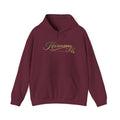 Copy of Harmony Script Hoodie — Minimalist White Pullover with Green 'Harmony' Script