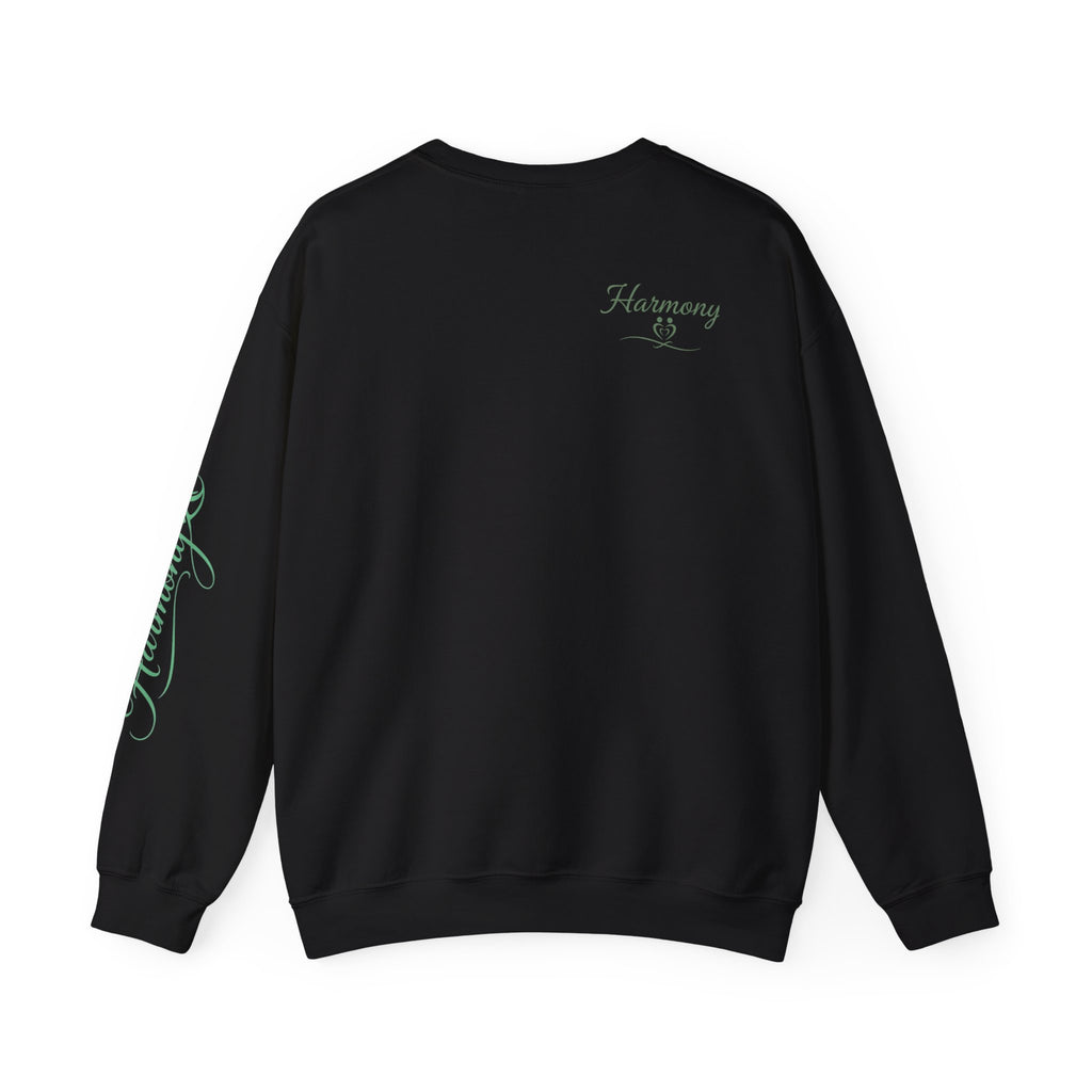 Harmony Script with Floral Doodle Sweatshirt