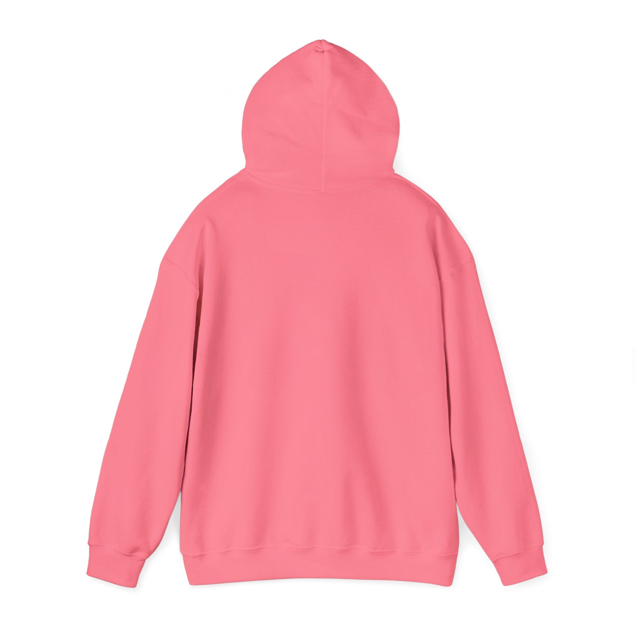 Harmony Script Hoodie — Minimalist White Pullover with Green 'Harmony' Script