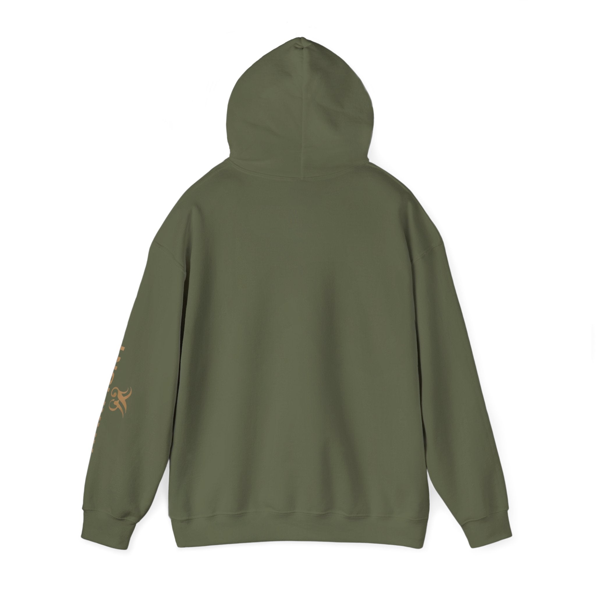 Copy of Harmony Script Hoodie — Minimalist White Pullover with Green 'Harmony' Script