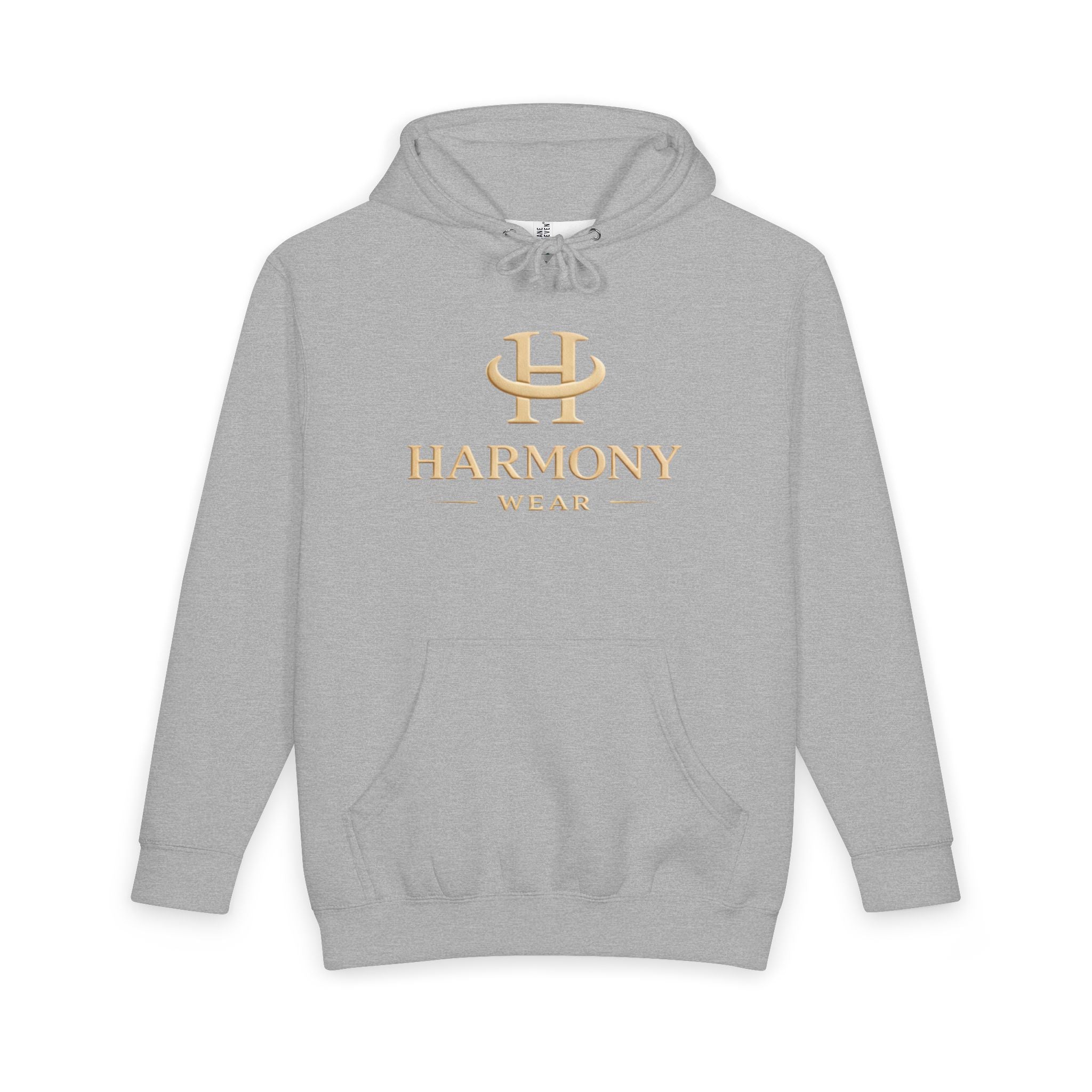 Harmony Pullover Hoodie — "Harmony: Stronger Together" Script Graphic