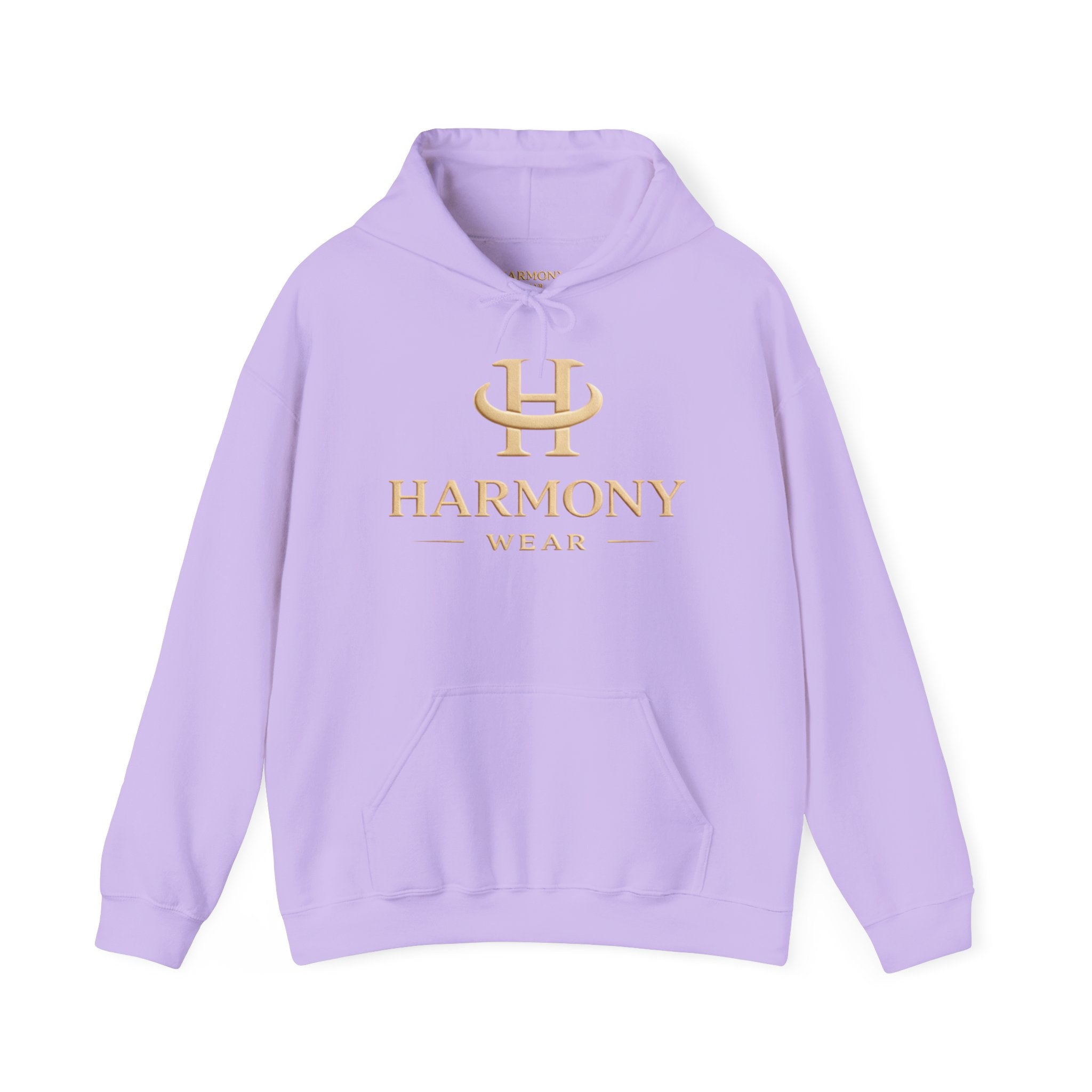 Copy of Harmony Script Hoodie — Minimalist White Pullover with Green 'Harmony' Script