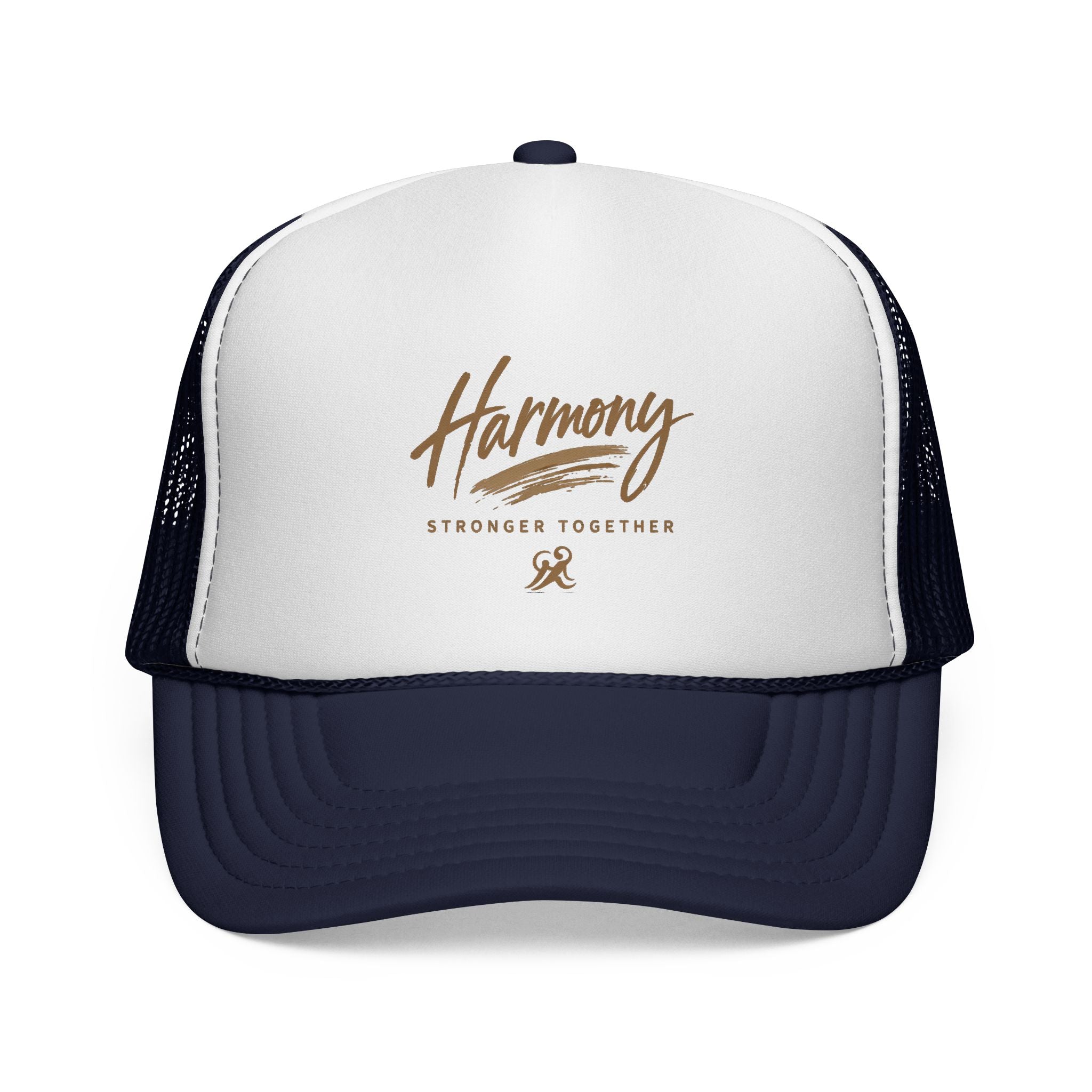 Copy of Harmony Script Trucker Cap — Casual Mesh Hat for Music Lovers & Wellness Enthusiasts