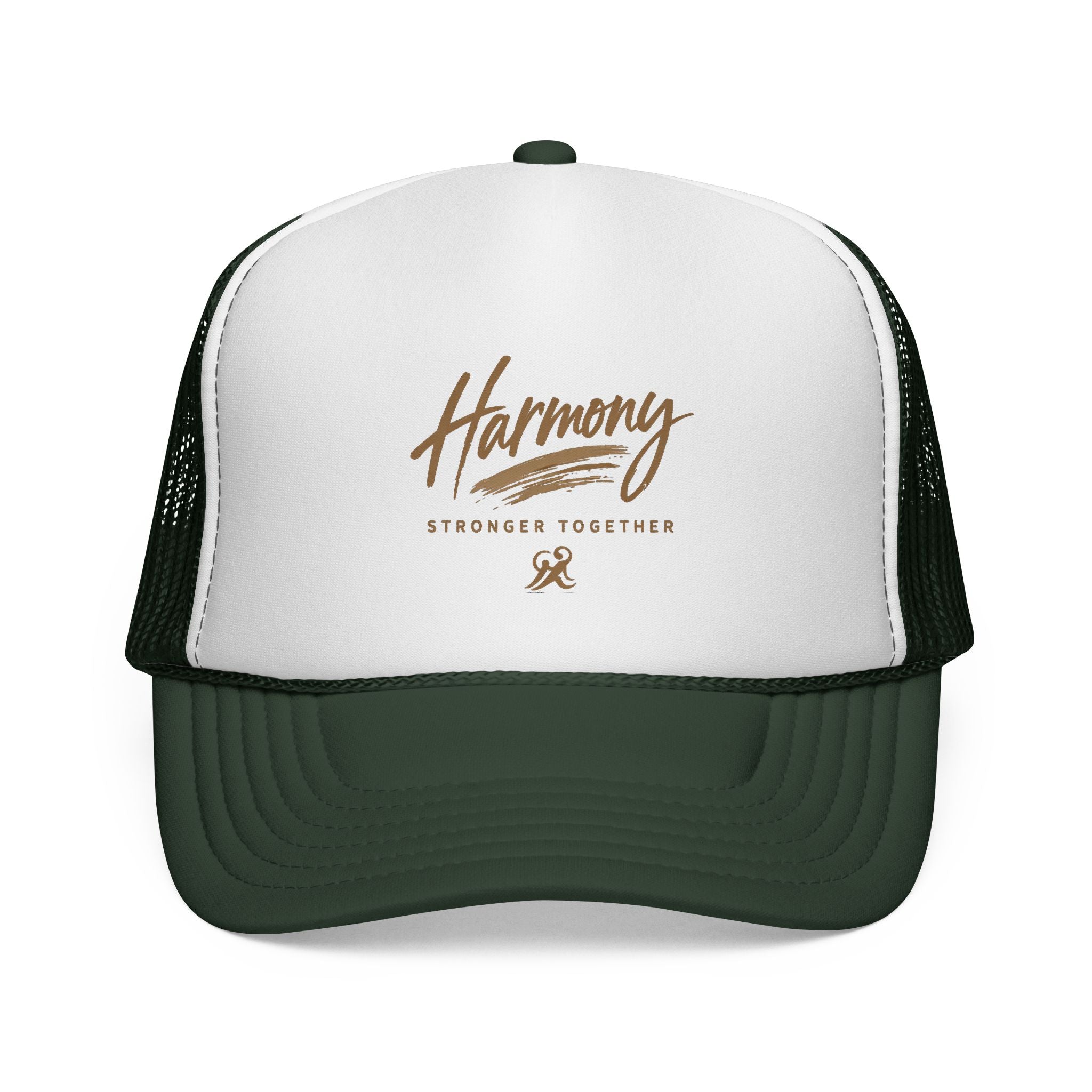 Copy of Harmony Script Trucker Cap — Casual Mesh Hat for Music Lovers & Wellness Enthusiasts