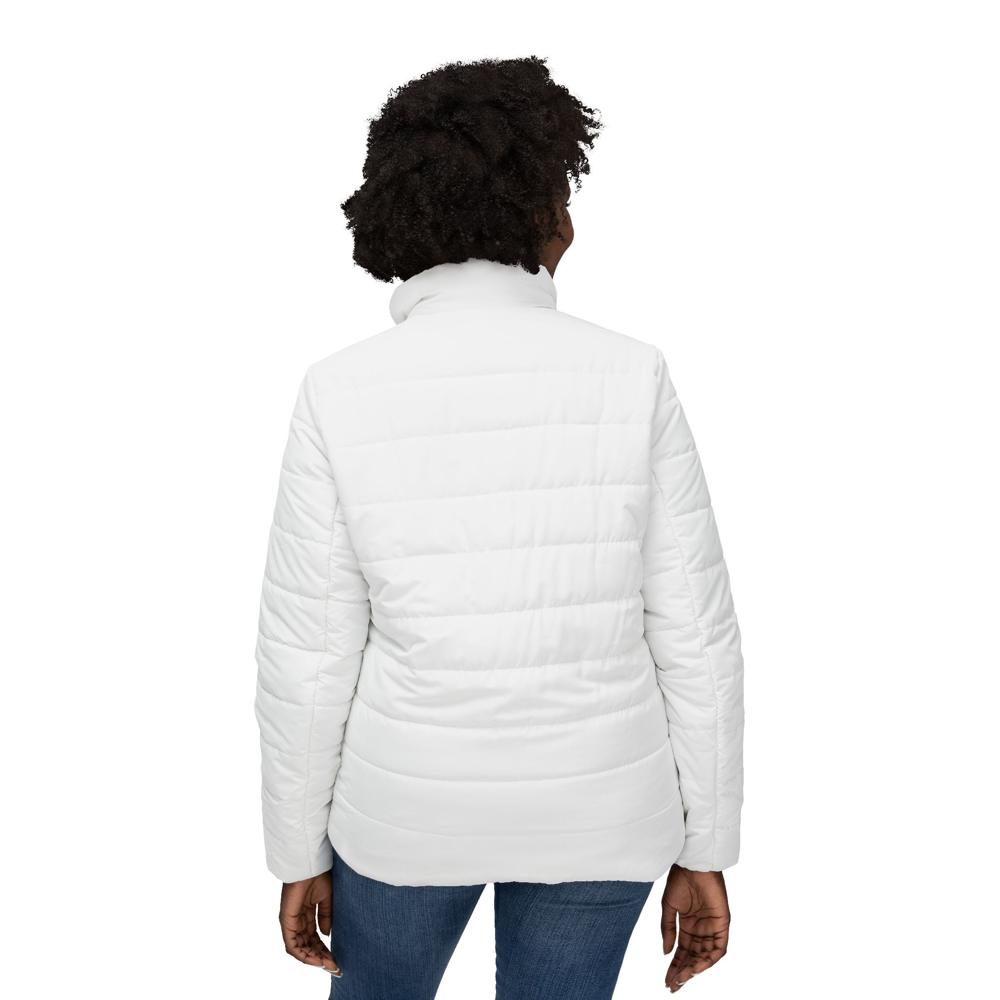 Women's Quilted Puffer Jacket - Lightweight Warm Winter Coat