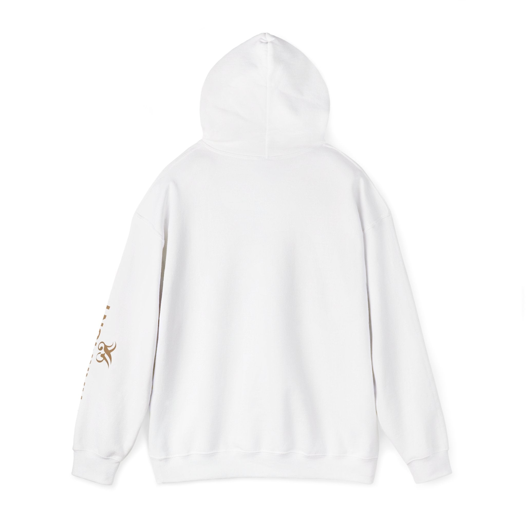 Copy of Harmony Script Hoodie — Minimalist White Pullover with Green 'Harmony' Script