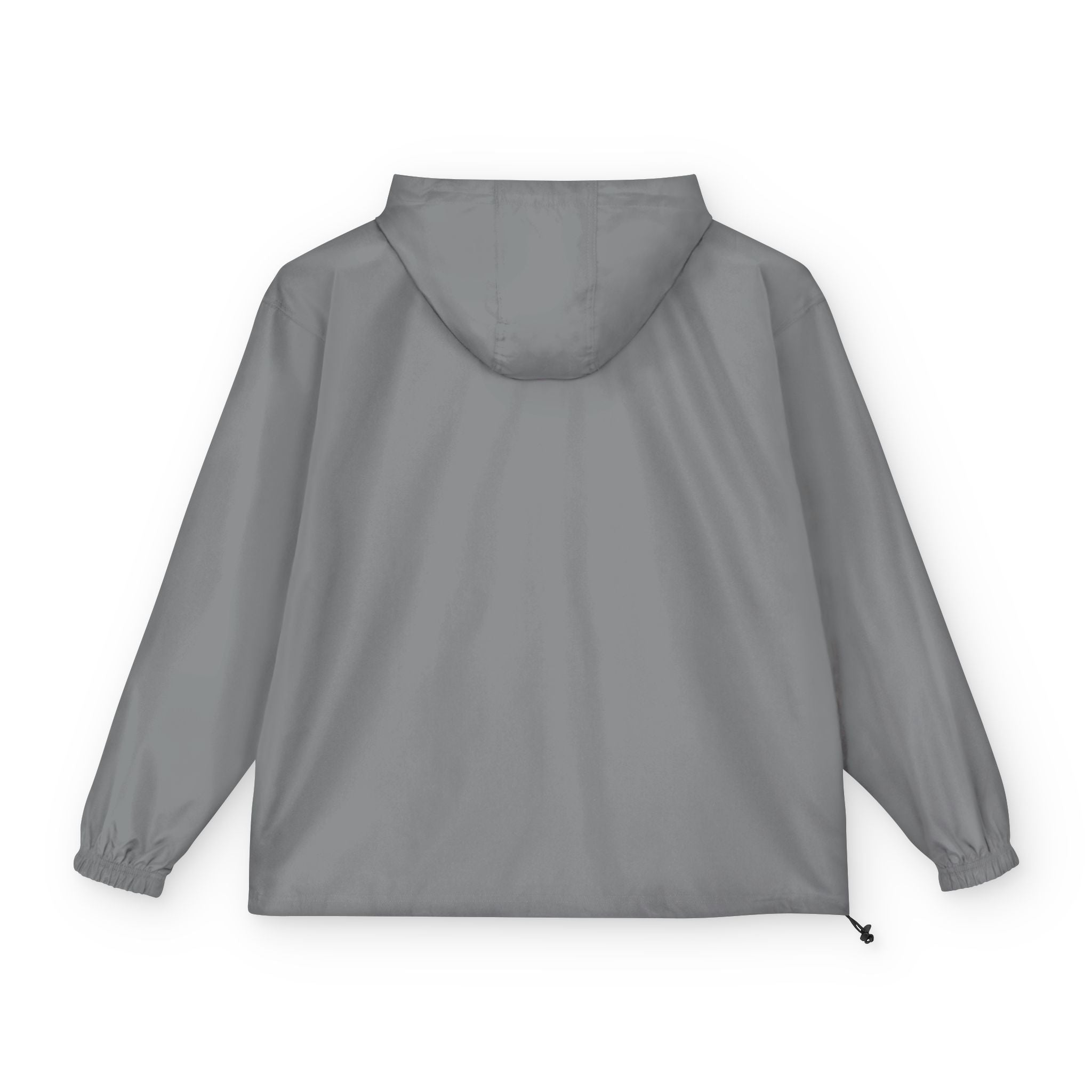 Copy of Packable Anorak Jacket — Black Windbreaker with Green Floral "Aqua" Logo