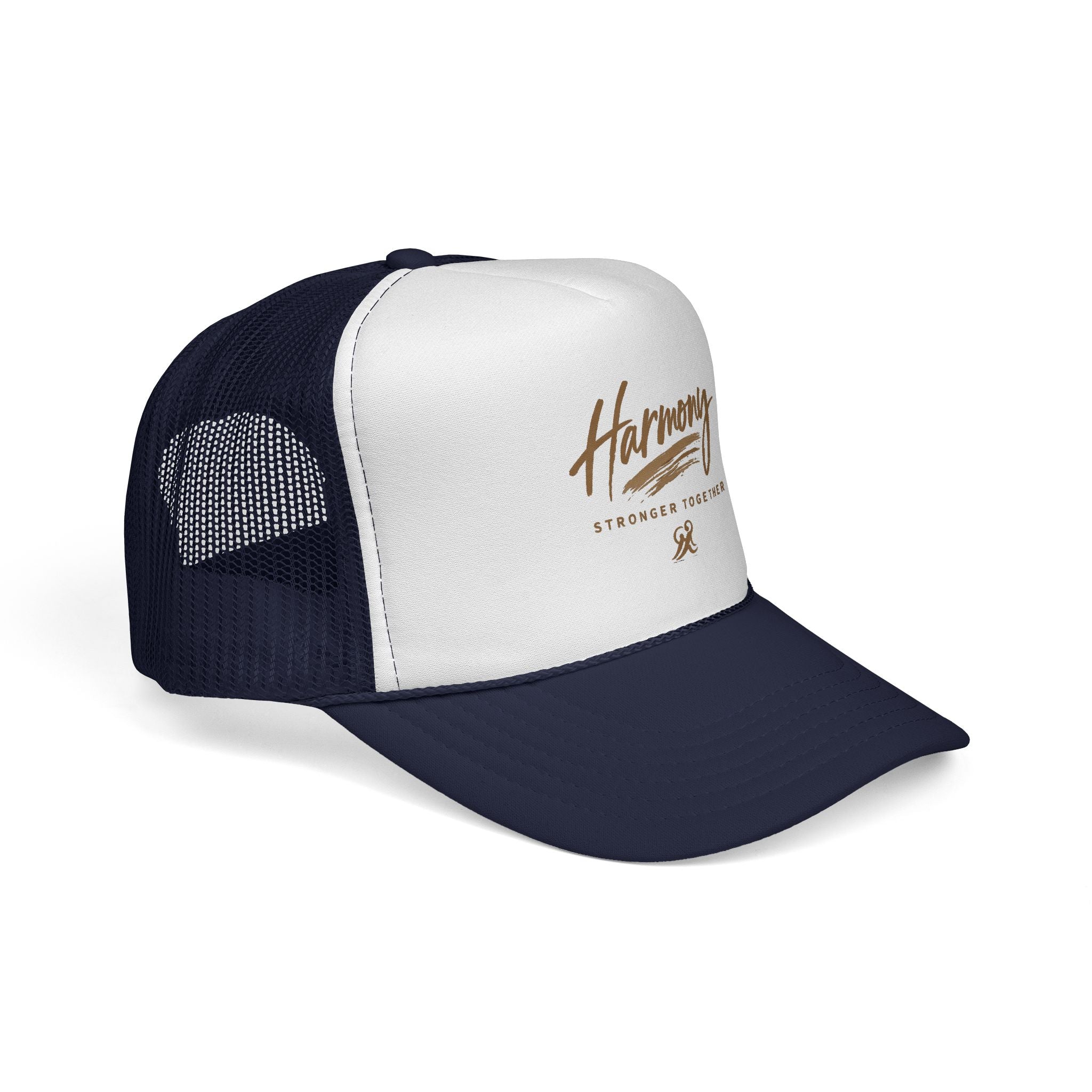 Copy of Harmony Script Trucker Cap — Casual Mesh Hat for Music Lovers & Wellness Enthusiasts