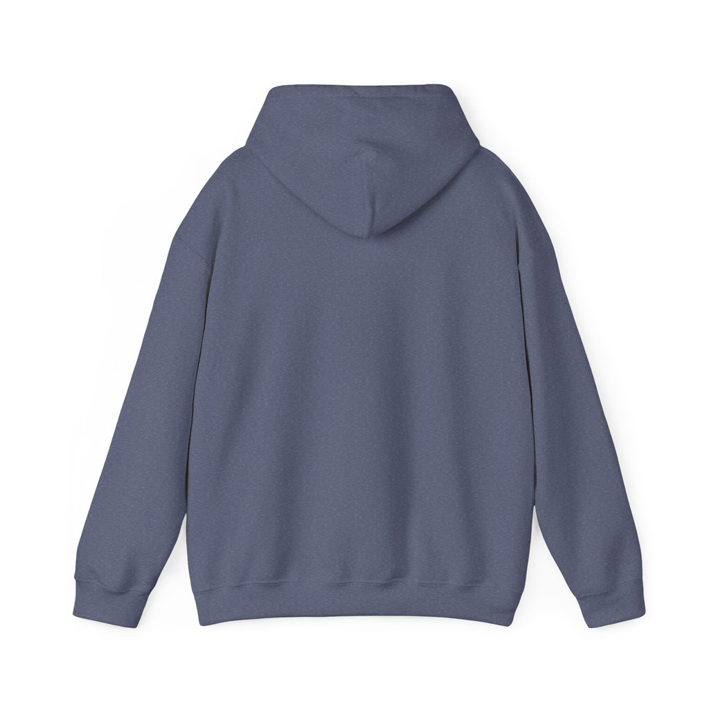 Harmony Script Hoodie — Minimalist White Pullover with Green 'Harmony' Script