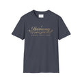 Harmony Script T-Shirt — Minimal Botanical Logo Tee