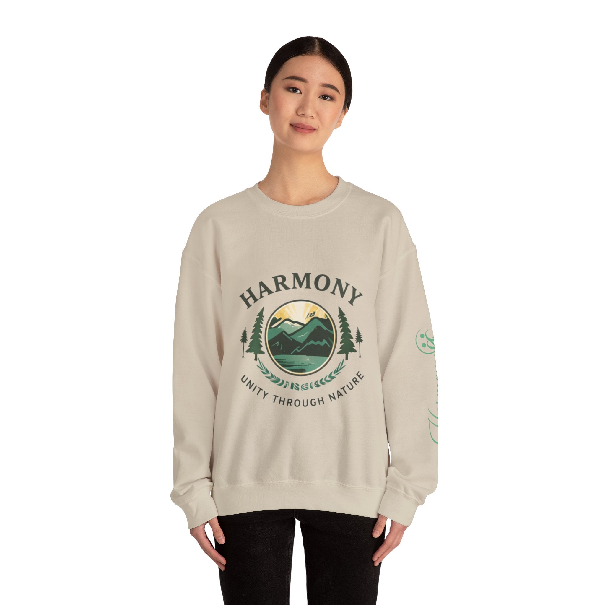 Harmony Script with Floral Doodle Sweatshirt