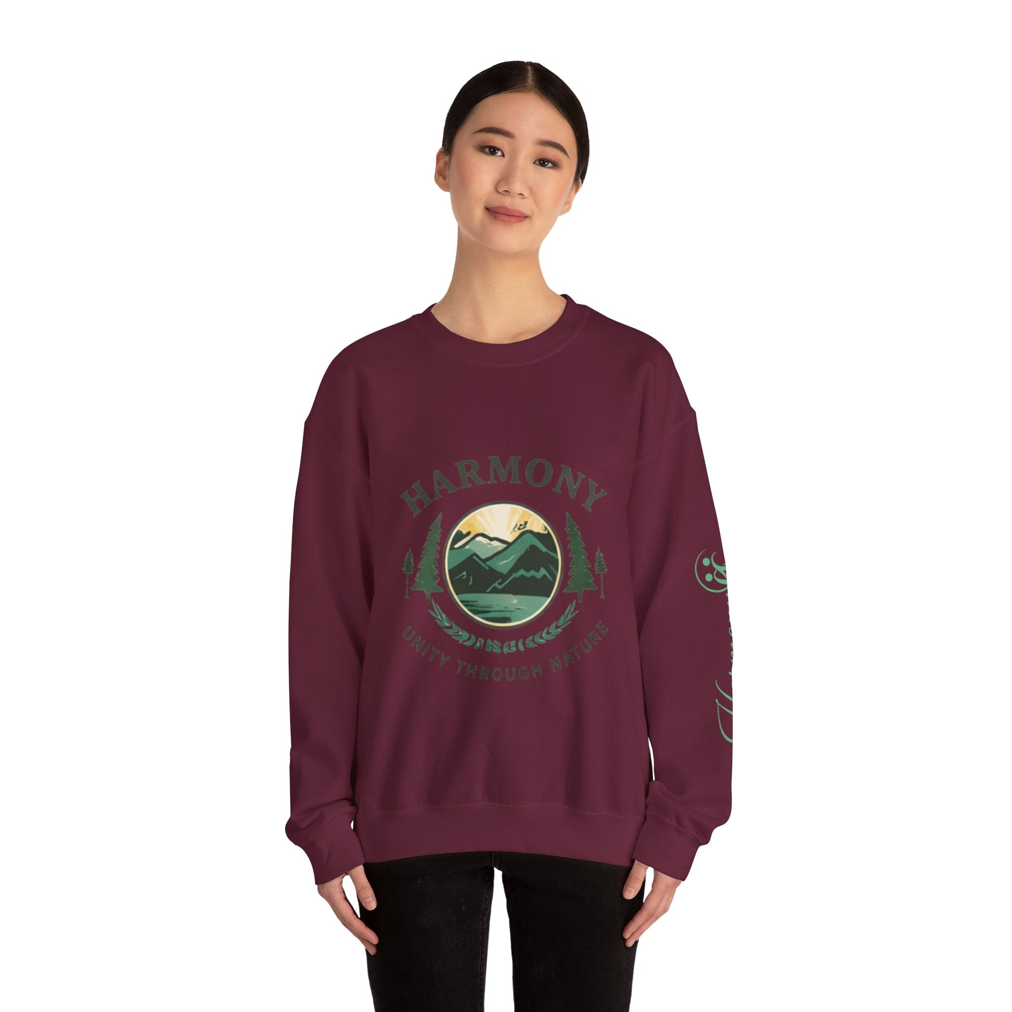 Harmony Script with Floral Doodle Sweatshirt