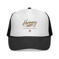 Copy of Harmony Script Trucker Cap — Casual Mesh Hat for Music Lovers & Wellness Enthusiasts