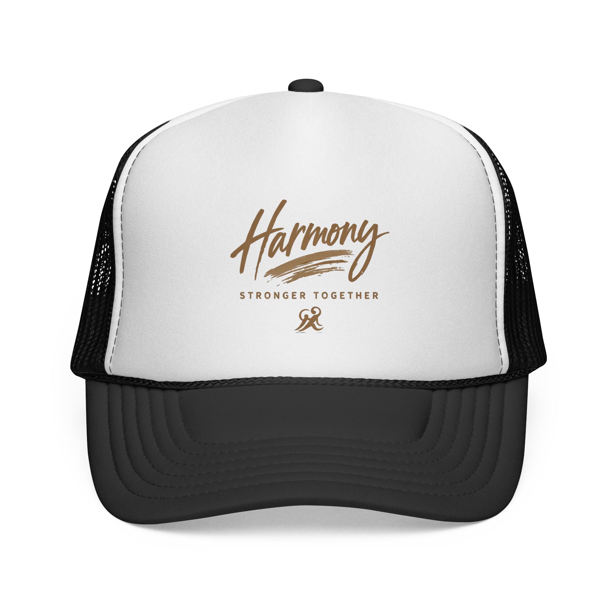 Copy of Harmony Script Trucker Cap — Casual Mesh Hat for Music Lovers & Wellness Enthusiasts