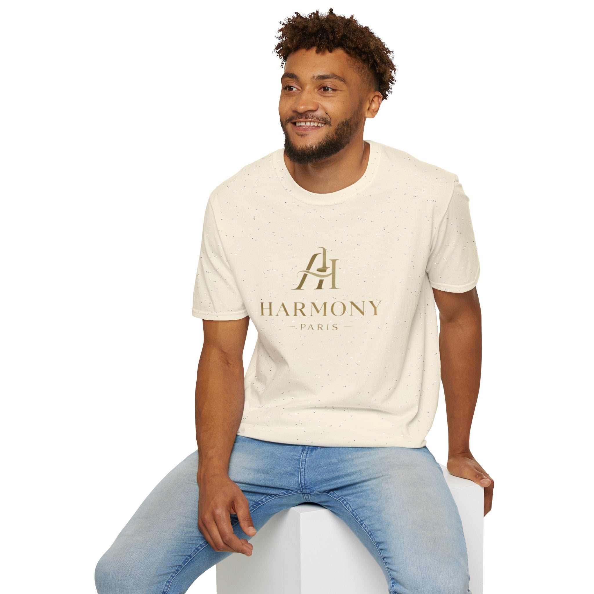 Harmony Paris Logo T-Shirt — Minimal Luxury Graphic Tee